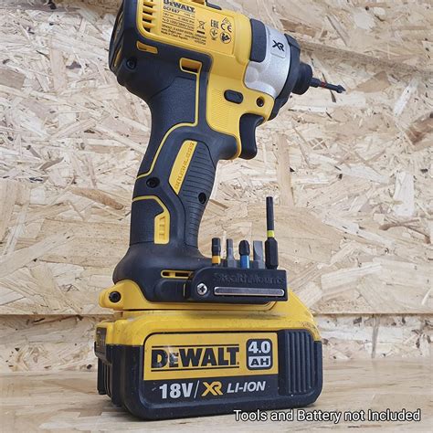 StealthMounts BH DW BLK 2 Dewalt XR FlexvVolt 2 Pack Magnetic Black