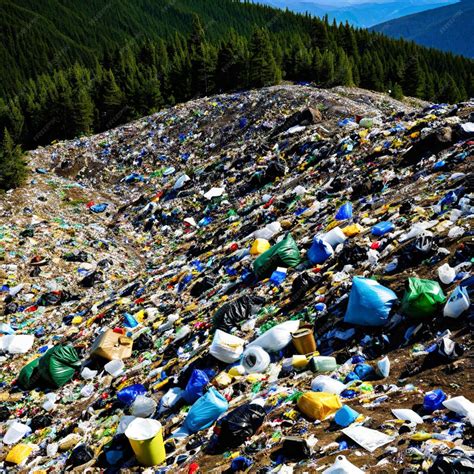 Premium Photo | Mountain Conservation Addressing Pollution and