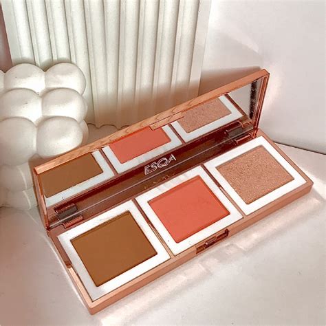 Jual Esqa Trio Goddess Cheek Palette Athena Shopee Indonesia