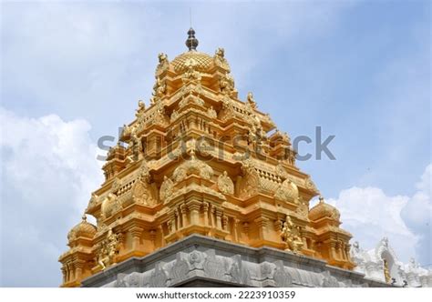 South Indian Temple Tower Kanyakumari Stock Photo 2223910359 | Shutterstock