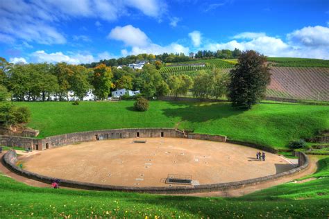 Amphitheatre In Trier Roman Amphitheatre In The German Tow Flickr