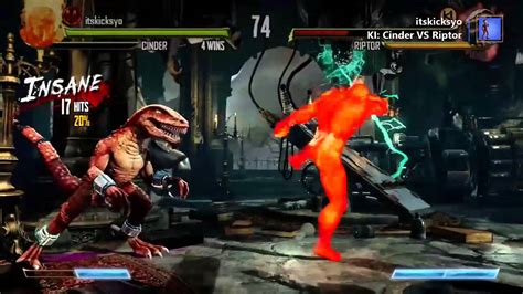 Killer Instinct Retro Cinder VS Retro Riptor YouTube