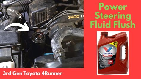 Power Steering Fluid Flush 3rd Gen Toyota 4Runner 1996 2002 YouTube