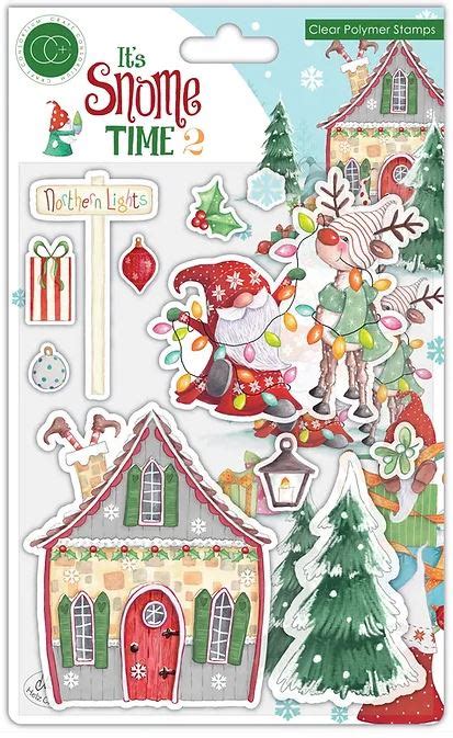 Craft Consortium It S Snome Time Northern Lights Stamp Set