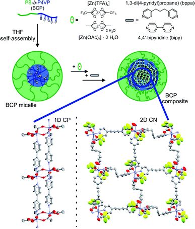 Synthesis Of Zn Based D And D Coordination Polymer Nanoparticles In