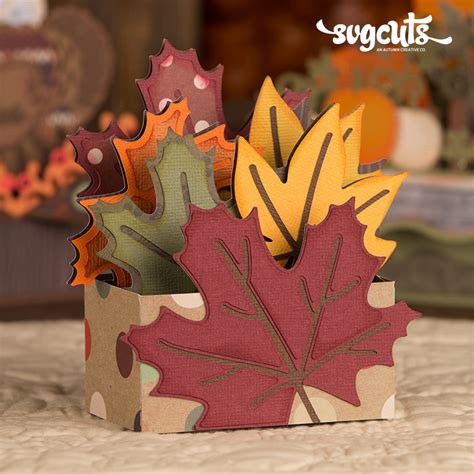 Autumn Box Cards Svg Kit Blog