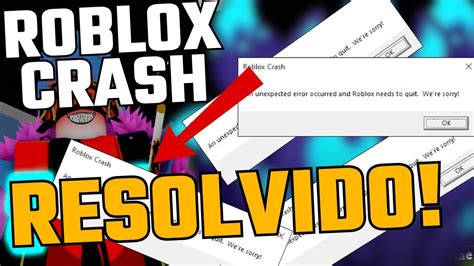 ROBLOX CRASH COMO RESOLVER RÁPIDO E FÁCIL Roblox não entra como