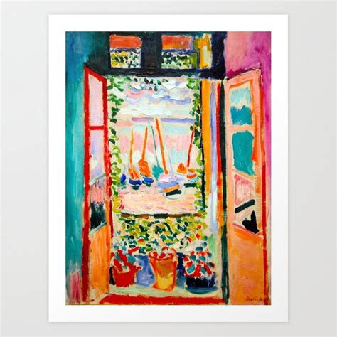 Henri Matisse The Open Window Collioure 1905 Art Print By Henri