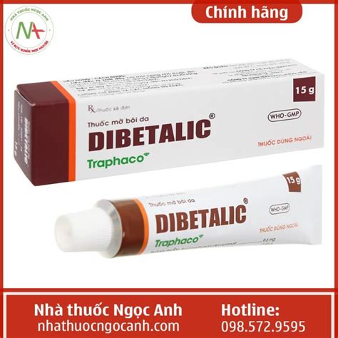 Thuốc Dibetalic 15g có bôi lên mặt được không, giá bao nhiêu, mua ở đâu