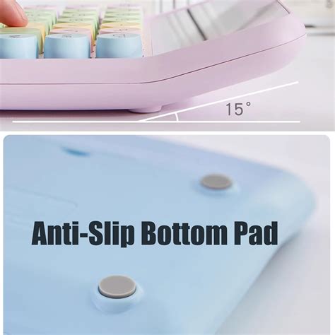 Calculadora de 12 dígitos, pantalla LCD extra grande de 5 pulgadas