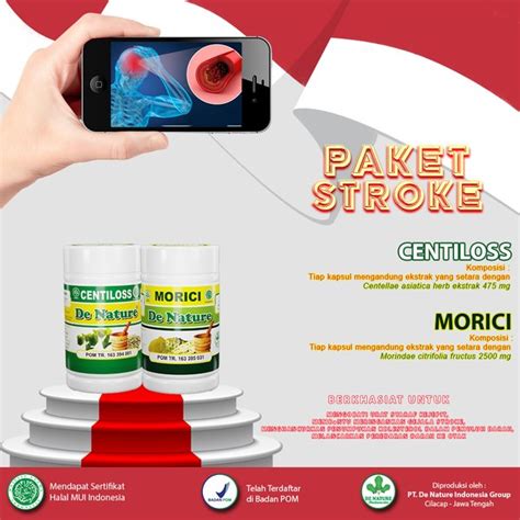 Jual Obat Herbal Stroke Tubuh Mati Sebelah Kanan Atau Kiri Kapsul