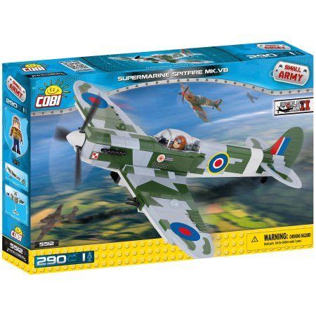 COBI 290 pcs Small Army Supermarine Spitfire Mk. V - Walmart.com ...