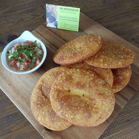 Sopaipillas Con Pebre Bagel Bread Food Brot Essen Baking Meals