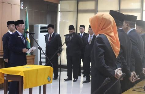 Lima Pejabat Eselon Ii Resmi Dilantik Ini Pesan Dani Ramdan