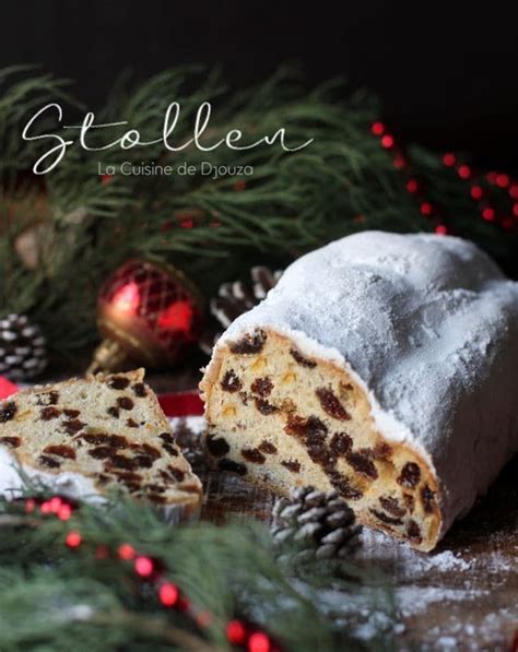 Stollen Gâteau allemand de Noel aux fruits secs et confits Recette