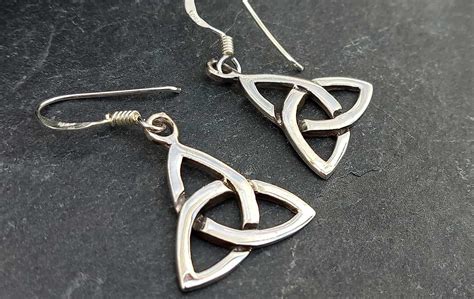 Keltischer Knoten Anh Nger Silber Triquetra Trinity Knot Celtic