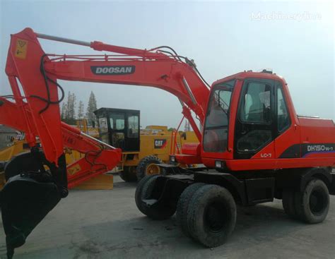 Doosan Dh150w Wheel Excavator For Sale China He Fei Shi Qw36005