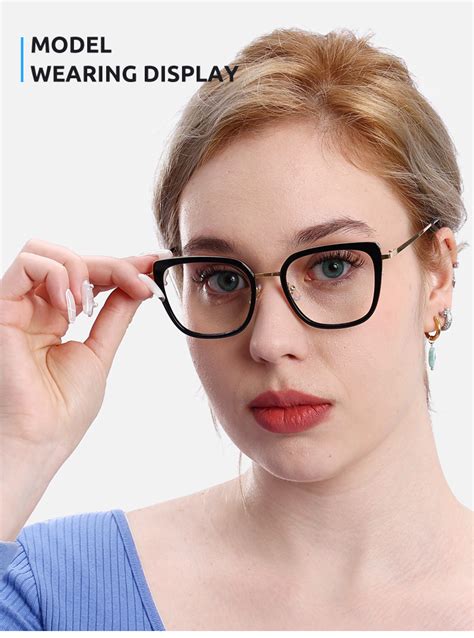 Women S Full Frame Metal Tr Eyeglasses Firmoo