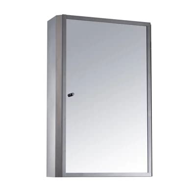 Buy Homcom Stainless Steel Bathroom Mirror Cabinet Shelves W Single