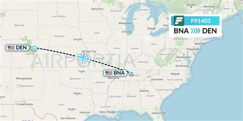 F91403 Flight Status Frontier Airlines Nashville To Denver FFT1403