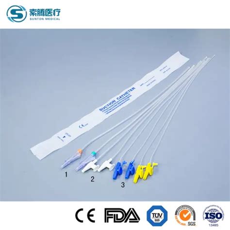 Suoton Pvc Medical Disposable Closed Suction Catheter China Finger