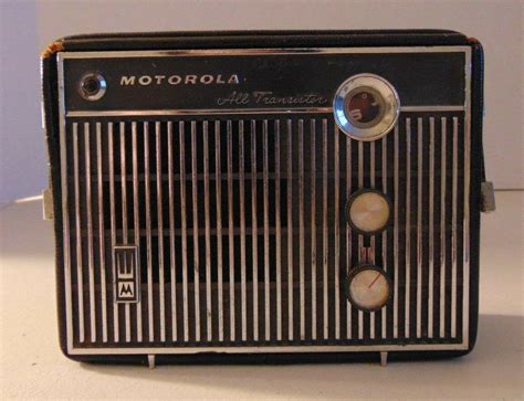 Vintage Motorola All Transistor Radio X48e Genuine Top Grain Cowhide Untested 1979895932