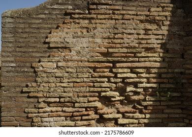 Detail Ancient Roman Brick Wall Stock Photo 2175786609 | Shutterstock