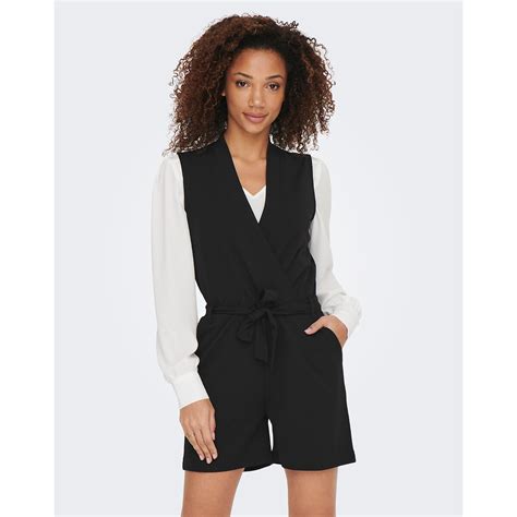 Sleeveless Playsuit Black Jdy La Redoute