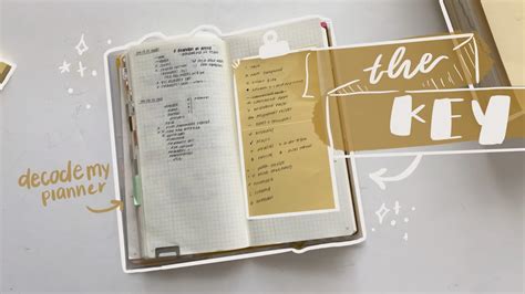 Bullet Journal Key Hobonichi Weeks LindseyScribbles YouTube