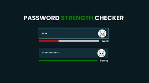 Password Strength Checker In Html Css And Javascript Codingbug Youtube