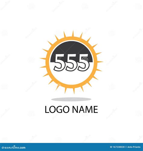 555 Number Logo Vector Illustration Icon Stock Vector - Illustration of money, vector: 167238028