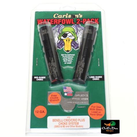 CARLSON S BENELLI CRIO CRIO PLUS 12GA EXTENDED 2 PACK WATERFOWL CHOKE