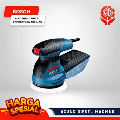 Jual Bosch Electric Orbital Sander Mesin Amplas Kayu Bulat 5 GEX 125 1