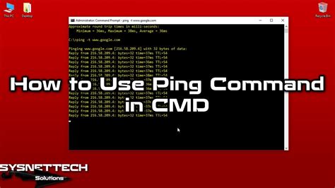 How To Use Ping Command In CMD On Windows 10 8 7 XP Pinging