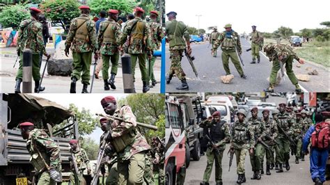 Heavy Security Deployed In Nairobi Ahead Of Raila Mass Action Today