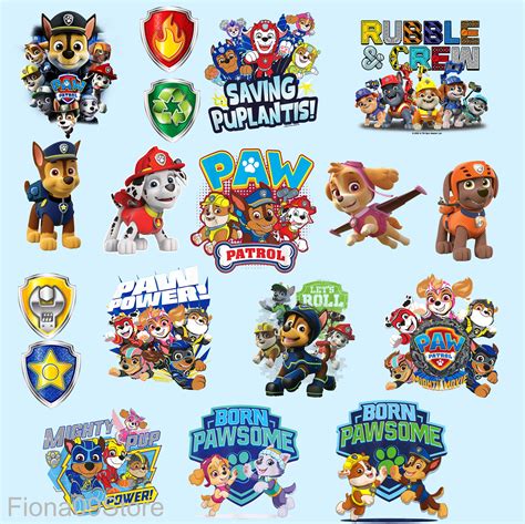 Paw Patrol PNG Paw Patrol Bundle Png Paw Patrol Schriftart Png Datei