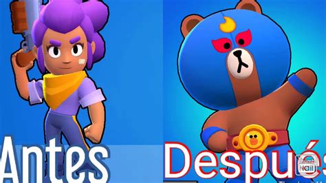 Brawl Stars Antes Y Después Youtube