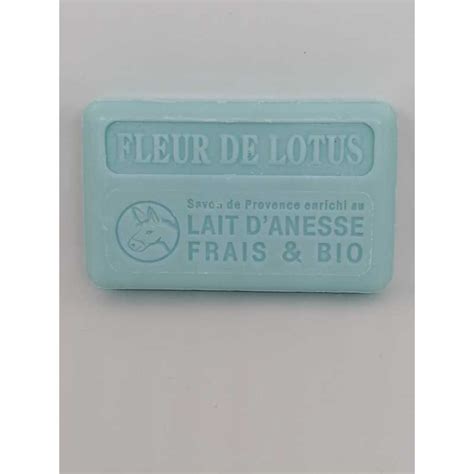 Savon fleur de lotus au lait d Ânesse frais et bio