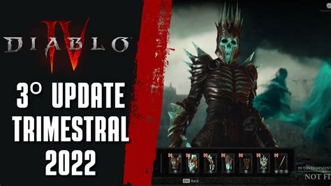 DIABLO IV 3ª Atualização Trimestral 2022 Notícias YouTube