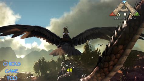 Scorched Earth E6 Taming A High Level Argentavis And A Thorny Dragon