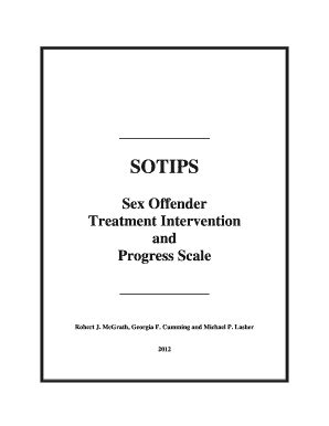 Fillable Online Nij Sotips Sex Offender Treatment Intervention And