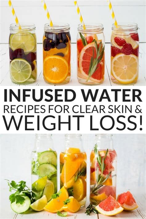 The Top 15 Infused Water Recipes For Weight Loss Easy Recipes To Make