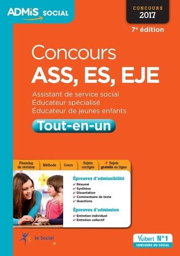 Concours ASS ES EJE Tout En Un De Isabelle Camenen Kaya Grand Format Livre Decitre