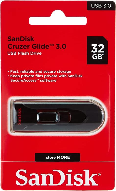 Sandisk CRUZER GLIDE 3.0 USB FLASHDRIVE 32GB | Text Book Centre