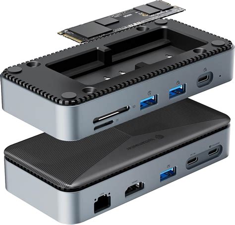 Amazon Yottamaster USB C Hub With SSD Enclosure 10 In 1 USB C