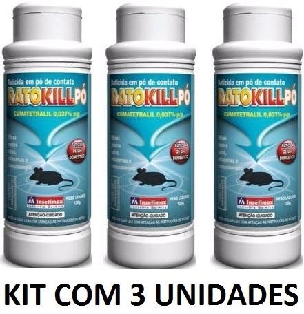 Mata Rato Veneno Raticida P Ratokill G Kit Un R