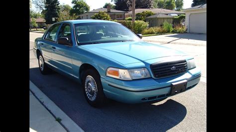 2000 Ford Crown Victoria Police Interceptor P71 Blue Youtube