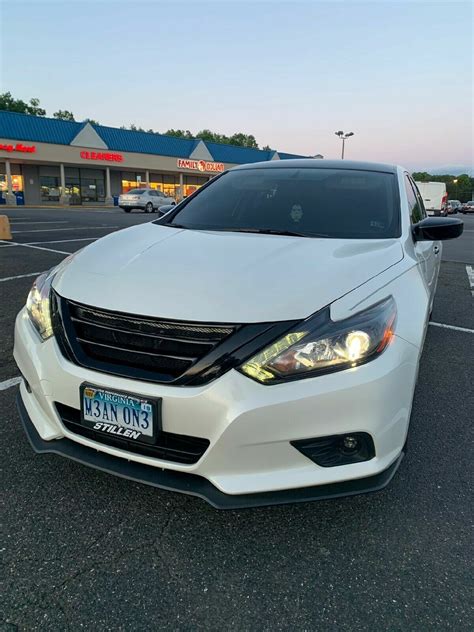 Gloss Black Front Bumper Mesh Grille Trim For Nissan Teana Altima 2016