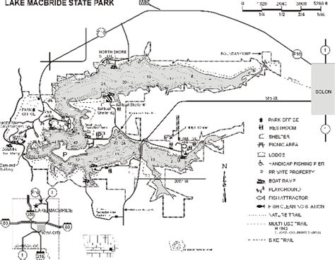 Lake Macbride State Park Map Solon Ia State Parks Lake Park