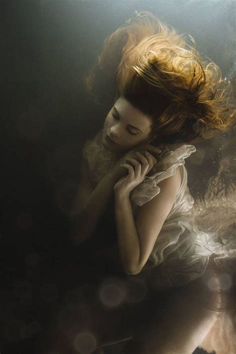 Dark Underwater Women Portraits Underwater Photography Underwater Portrait Contemporary Art